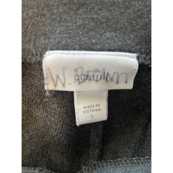 PureJill J Jill Gray Sweatpants Size Large Soft Pima Cotton Modal Pull On Pocket - Picture 7 of 8